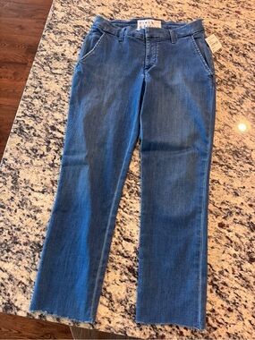 Frank & Eileen Denim Blue Waistband Detail